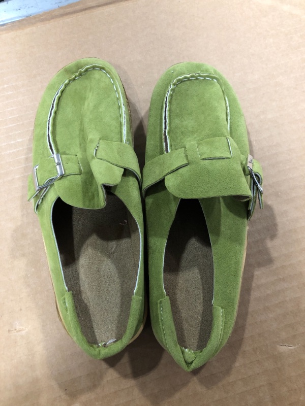 Photo 1 of 38 Green slip ons 