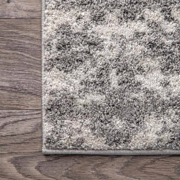 Photo 1 of Deedra Misty Contemporary Gray 2FT X 3FT Area Rug
