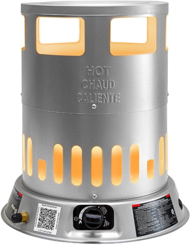 Photo 1 of 50K-80K BTU Convection Propane Tower Portable Heater
