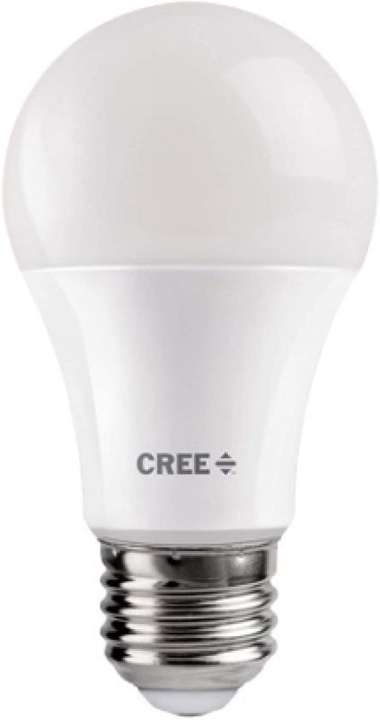 Photo 1 of Cree Lighting A19 100W Equivalent LED Bulb, 1600 lumens, Dimmable, Soft White 2700K, 25,000 Hour Rated Life, 90+ CRI | 7 pack
