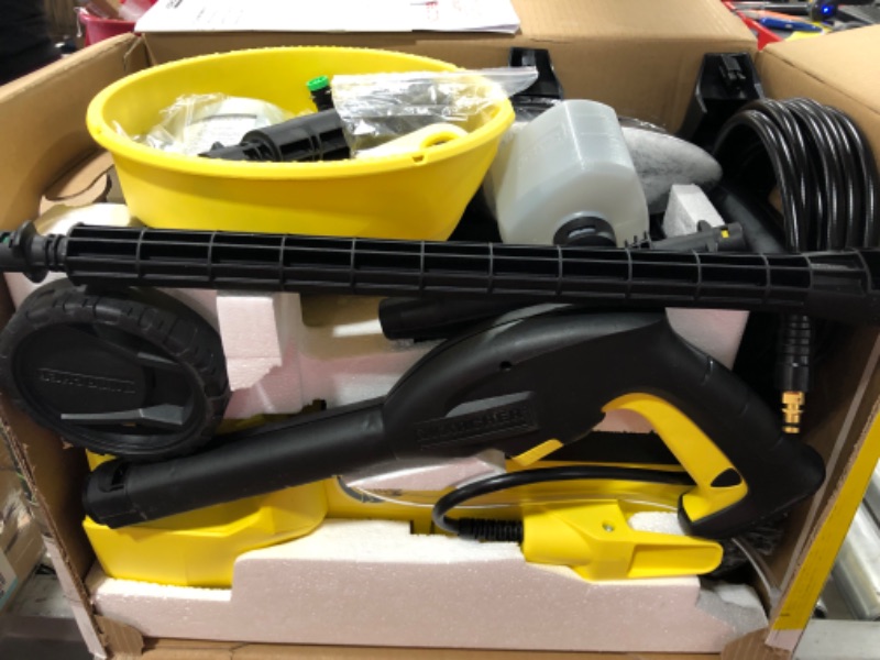 Photo 2 of Karcher 1.602-317.0 K2 Car & Home Kit Electric Power Pressure Washer, 1600 PSI, 1, Yellow
