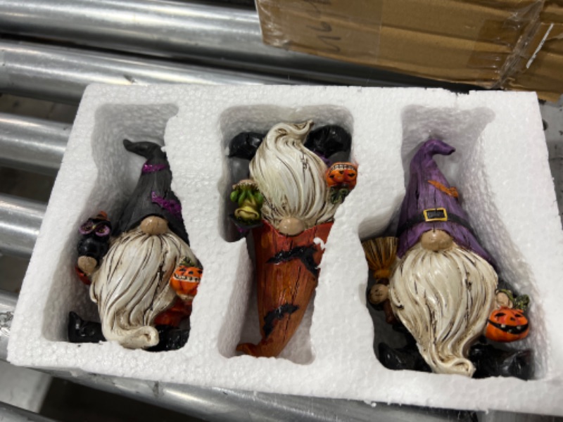 Photo 1 of 3 Piece Set Halloween Gnomes.6 inches