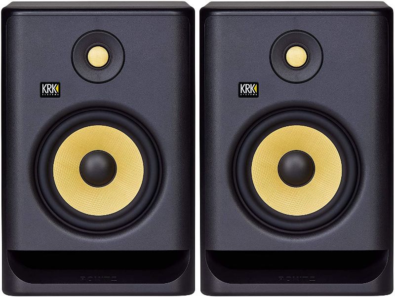 Photo 1 of KRK RP7 Rokit 7 G4 Professional Bi-Amp 7" Powered Studio Monitor Pair, Black
