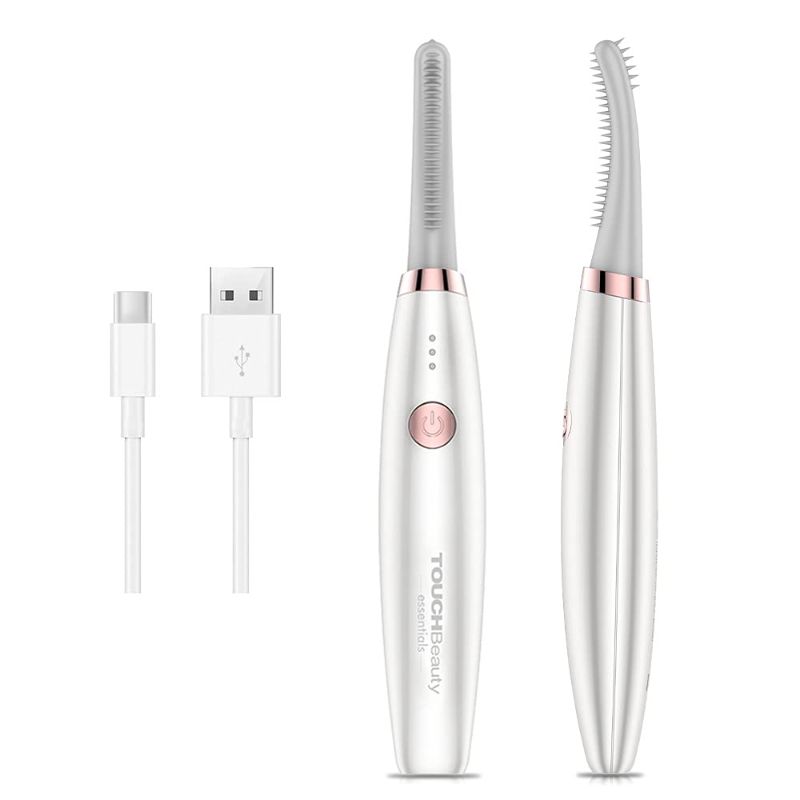 Photo 1 of TOUCHBeauty Heated Eyelash Curler, Updated Electric Eyelash Curler for Women, USB Rechargeable, Quick Natural Curling and Long Lasting, 3 Temperature Modes TB-1859 White
