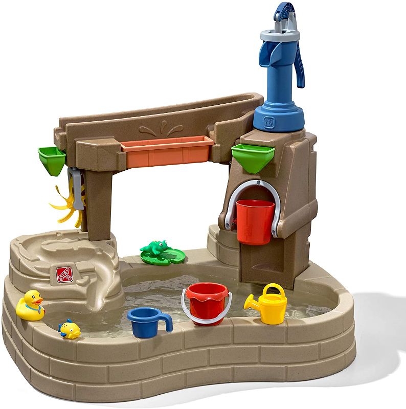 Photo 1 of Step2 Pump & Splash Discovery Pond Water Table Outdoor Water Toy with Water Pump, Brown **PARTS ONLY!!**