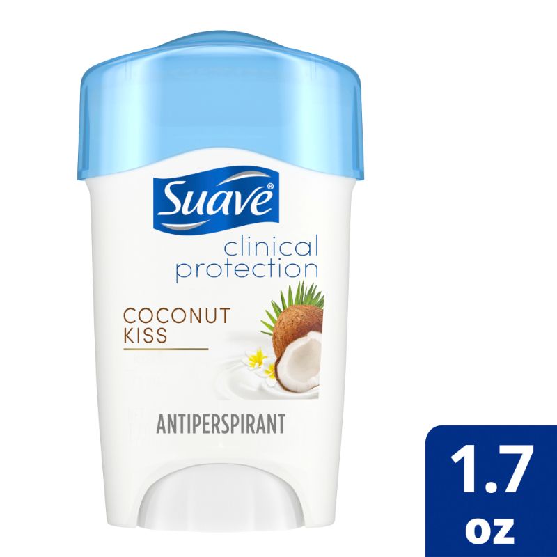 Photo 1 of 2pk of Suave Clinical Antiperspirant Deodorant, Coconut Kiss 1.7 oz
