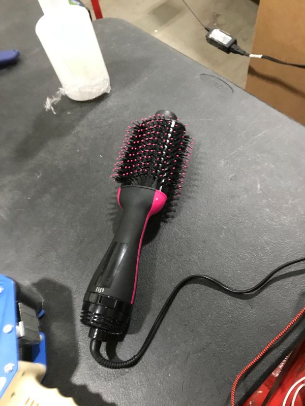 Photo 2 of REVLON One-Step Hair Dryer And Volumizer Hot Air Brush, Black