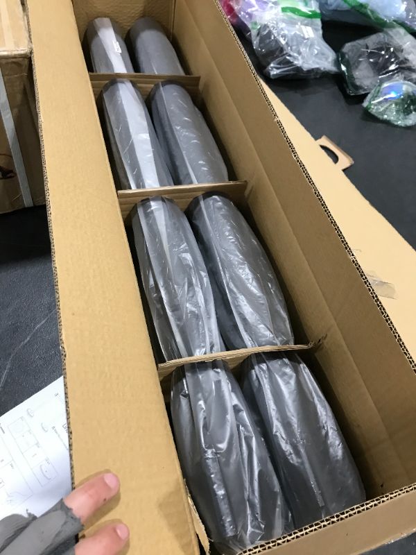 Photo 2 of 3 PACK! PARTS! 4 Pole Pack Yaheetech Black Queue Way Security Pole Posts Crowd Control Retractable Barriers Belt Stanchion Set,