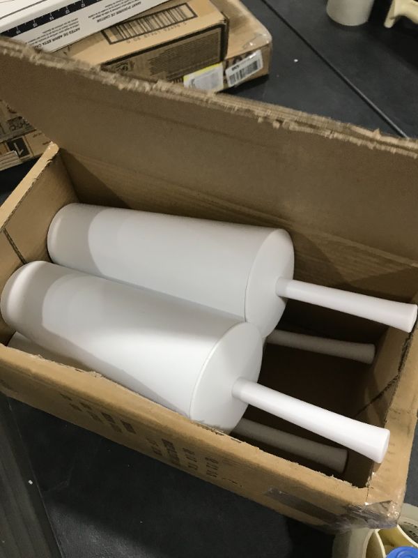 Photo 1 of AmazonCommercial Toilet Brush and Holder Set - 4-pack