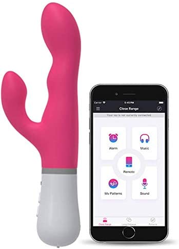 Photo 1 of LOVENSE Nora Rabbit Vibrator with APP Control, Powerful Stimulator with Rotating Head and Vibrating Arm, Rechargeable and Waterproof with Smartphone Wireless Bluetooth