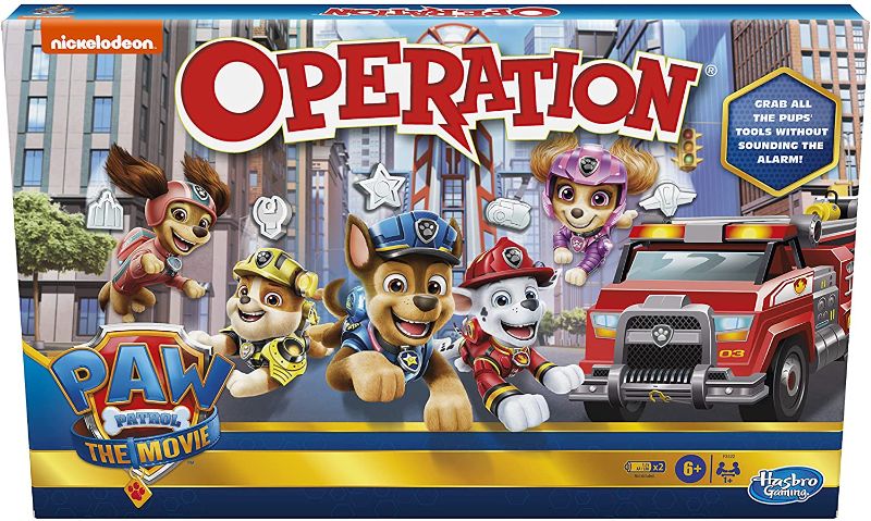 Photo 1 of Operation Game: Paw Patrol The Movie Edition Board Game for Kids Ages 6 and Up, Nickelodeon Paw Patrol Game for 1 or More Players