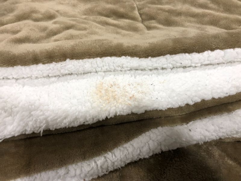Photo 1 of Amazon Basics Ultra-Soft Micromink Sherpa Comforter Bed Set - Chocolate, Full/Queen
