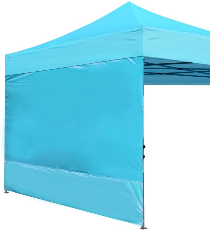 Photo 1 of ABCCANOPY Instant Canopy SunWall 10x10 FT, 1 Pack Sidewall Only, Sky Blue
