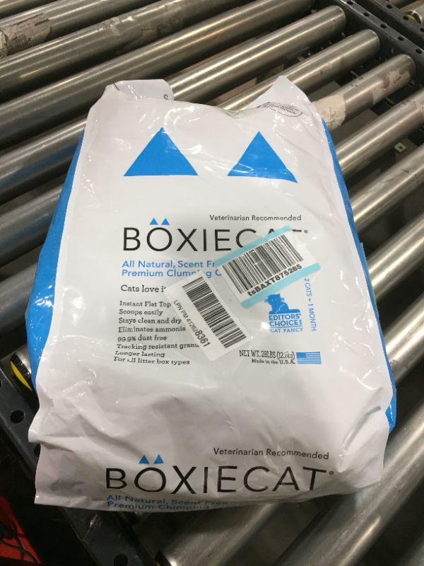 Photo 2 of Boxiecat Premium Clumping Cat Litter - Scent Free - Clay Formula - Ultra Clean Litter Box, Longer Lasting Odor Control, Hard Clumping Litter, 99.9% Dust Free
Size:28 lb