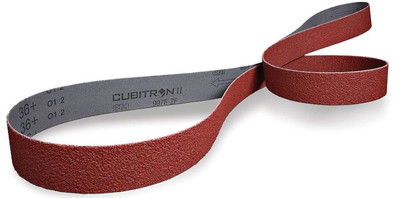 Photo 1 of 3M Cubitron II Cloth Belt 967F, 3" x 132" 60+ YF-Weight Full Flex (Pack of 25)
