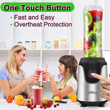 Photo 1 of Blender for Shakes and Smoothies, Premium Smoothie Blender, Powerful Personal Blender for Ice Milkshake/Frozen Fruit Vegetable Drink, with 2pcs 20oz Juice Bottle & 3.3oz Bean Grind Cup