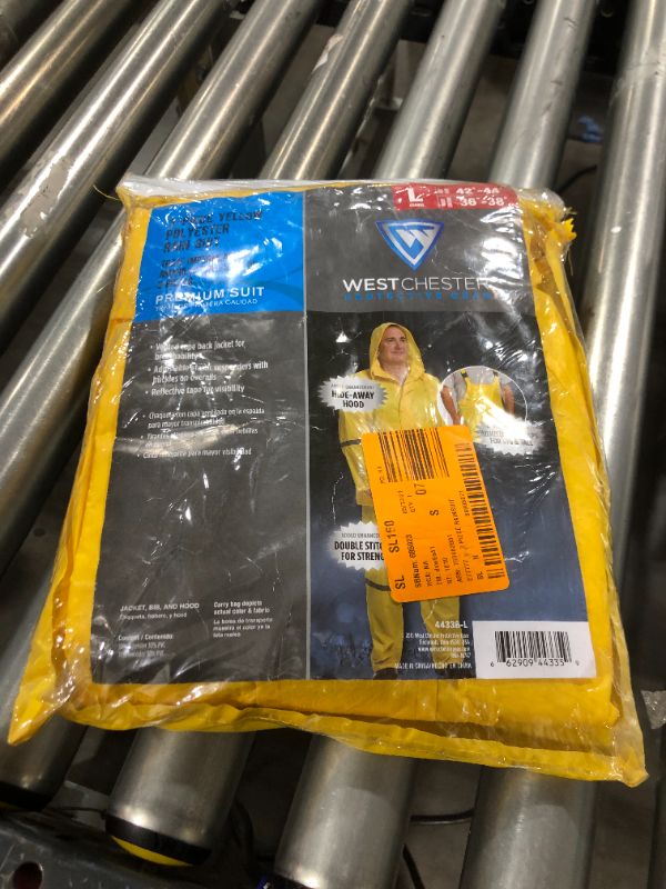 Photo 2 of 3-Piece Large Rain Suit, Yellow
