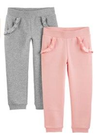 Photo 1 of Simple Joys by Carter's Toddler Girls' 2-Pack Pull on Fleece Pants
SIZE2T