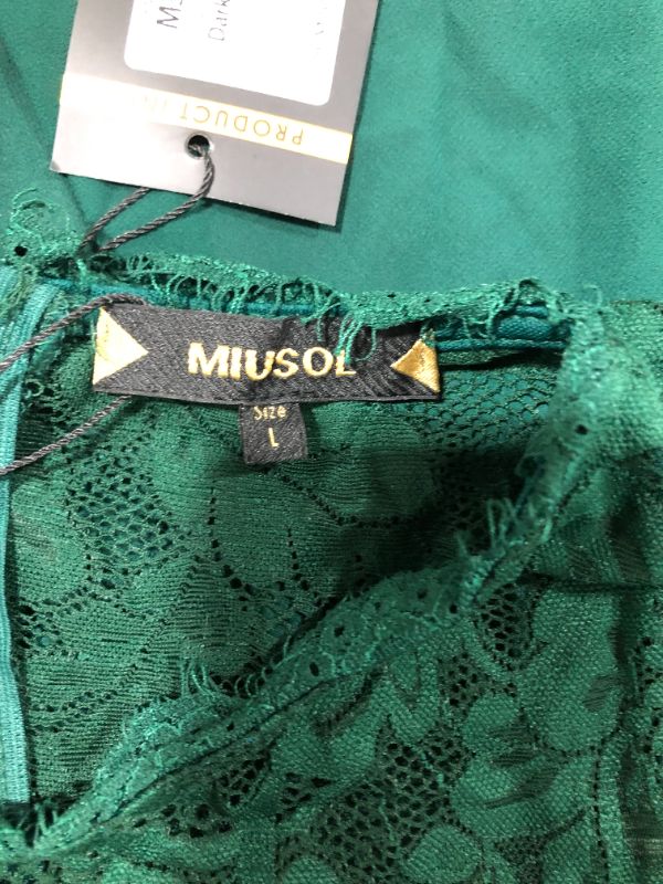 Photo 4 of GREEN MUSOL WOMENS DRESS
SIZE L