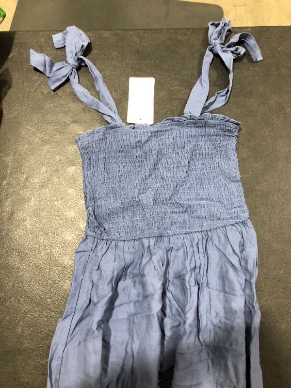 Photo 2 of WOMENS BLUE RUFFLED DRESS
SIZE S