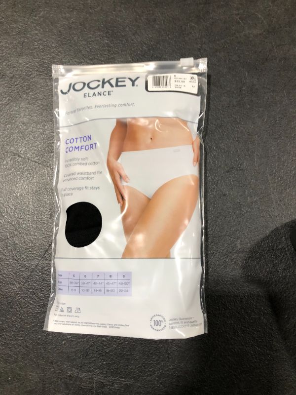 Photo 2 of Jockey Women's Underwear Plus Size Elance Hipster - 3 Pack
SIZE 6 BLACK