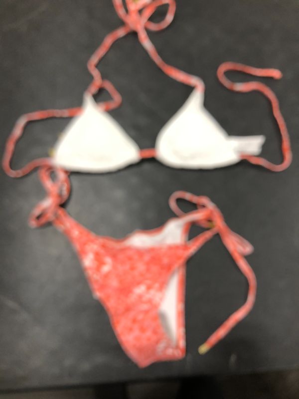 Photo 1 of CUPSHE BIKINI PINK AND WHITE
SIZE M