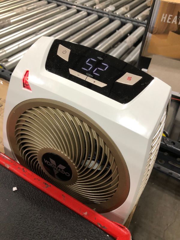 Photo 3 of Vornado AVH10 Vortex Heater with Auto Climate Control, 2 Heat Settings, Fan Only Option, Digital Display, Advanced Safety Features, Whole Room