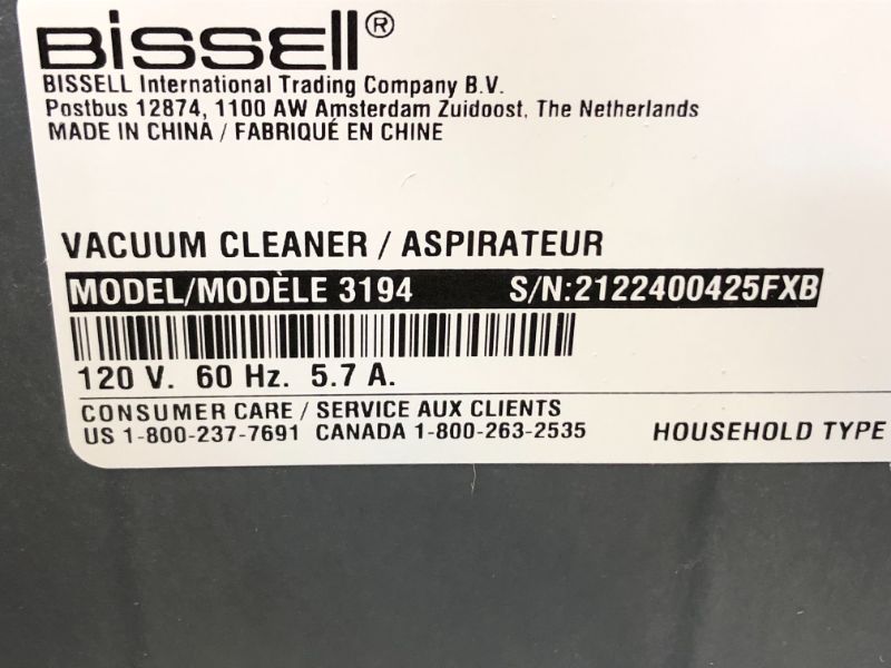 Photo 4 of BISSELL® 3194 ™ Portable Carpet Cleaner