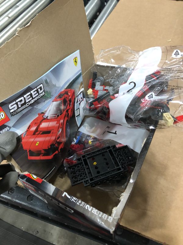 Photo 2 of LEGO Speed Champions 76895 Ferrari F8 Tributo Toy Cars for Kids, Building Kit Featuring Minifigure (275 Pieces)
