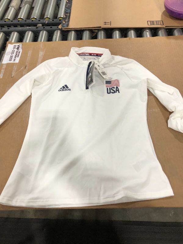 Photo 2 of adidas Women's USA Volleyball 1/4 Zip Tee
MEDIUM 