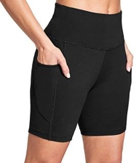 Photo 1 of BALEAF Women's 6" High Waisted Biker Shorts Ultra Soft Workout Yoga Running Athletic Shorts with Pockets
MEDIUM 