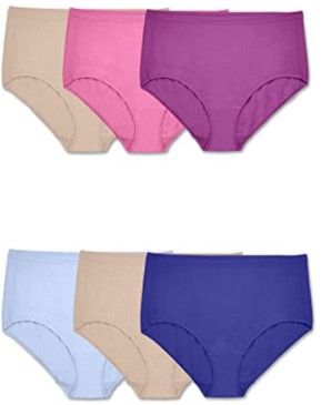 Photo 1 of Fruit of the Loom Women's Underwear Beyondsoft Panties (Regular & Plus Size)
PLUS SIZE 10 