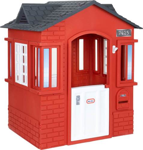 Photo 1 of Little Tikes Cape Cottage Playhouse with Working Doors, Windows, and Shutters - Red
