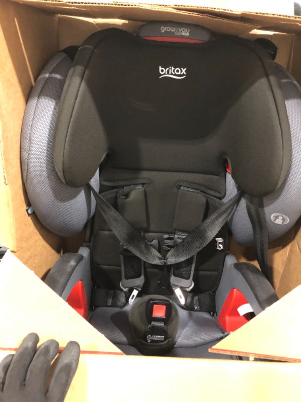 Photo 2 of Britax Grow with You ClickTight Harness-2-Booster Car Seat, Cobblestone SafeWash
