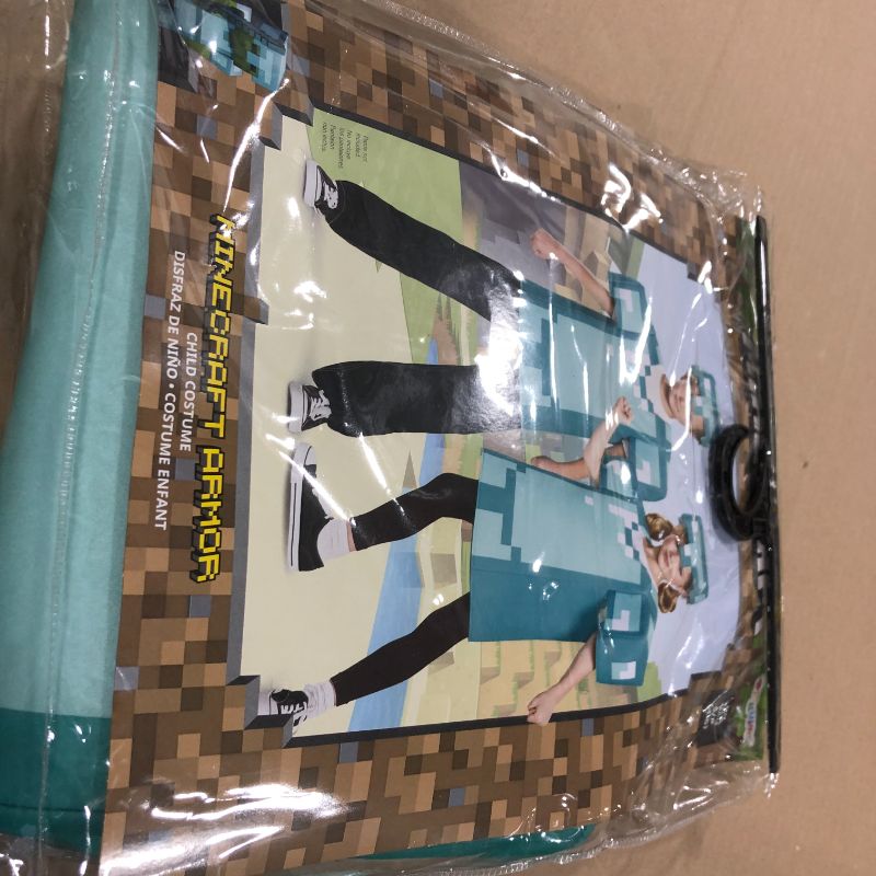 Photo 2 of Armor Classic Minecraft Costume, Blue, Small (4-6)
