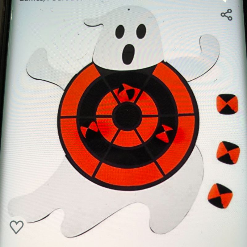 Photo 1 of Aneco halloween ghost dart board sticky balls toys games...