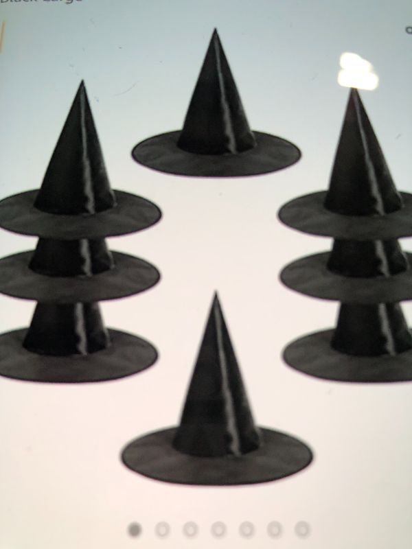 Photo 1 of 8 pack Halloween costume witch hat cap...