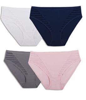 Photo 1 of Fruit Of The Loom Women's Underwear Moisture Wicking Coolblend Panties... 4 pack... Size 8...
