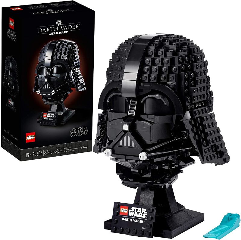 Photo 1 of LEGO Star Wars Darth Vader Helmet 75304 Collectible Building Toy, New 2021 (834 Pieces)
