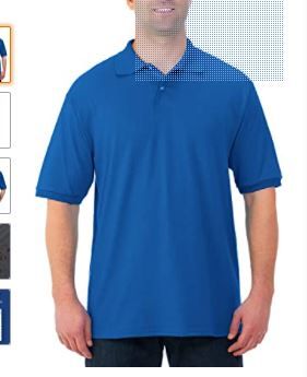 Photo 1 of Jerzees Men's SpotShield Stain Resistant Polo Shirts, Large