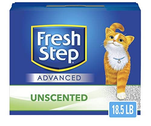 Photo 1 of Fresh Step Advanced Simply Unscented Clumping Clay Cat Litter, 18.5-lb box, 1 pack