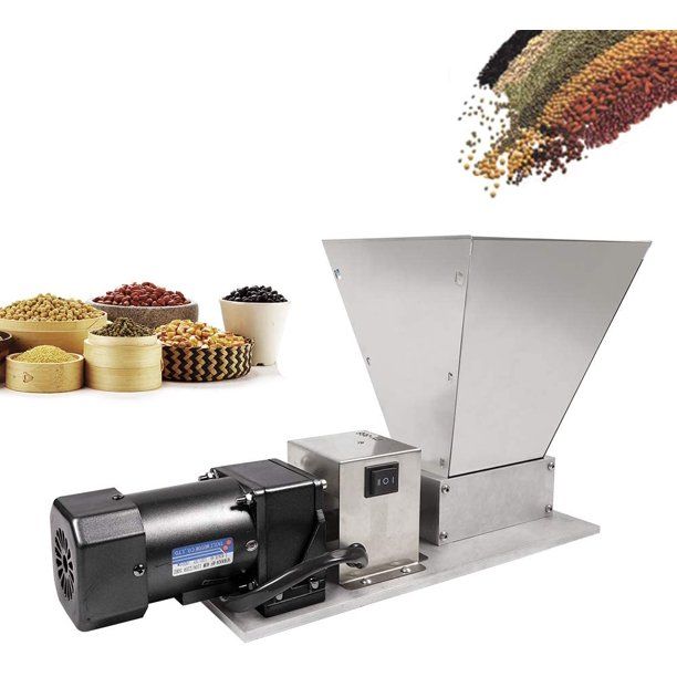 Photo 1 of Electric Grain Grinder Machine, Stainless Steel Malt Barley Mill Crusher Beans Mill Grinder