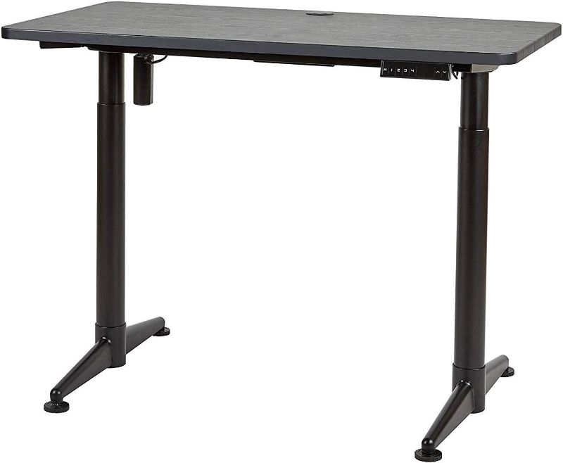 Photo 1 of ApexDesk Vortex Series M Edition 48" Electric Height Adjustable Standing Desk with Memory Controller, Black/Black