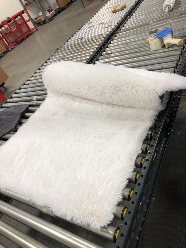 Photo 1 of 3 x 5 White Plush Bathrug