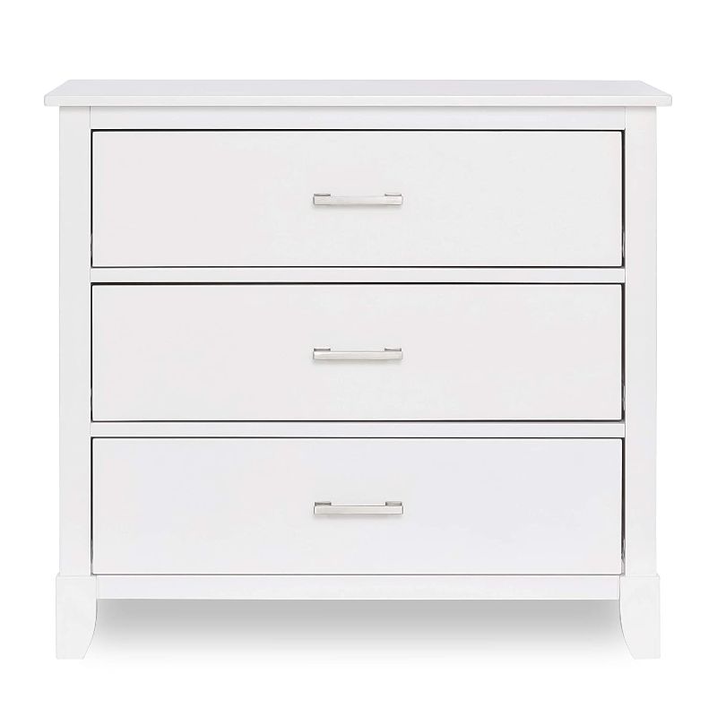 Photo 1 of Dream on Me Universal 3 Drawers Chest | Kids Bedroom Dresser | Three Drawers Dresser Mid Century Modern, White