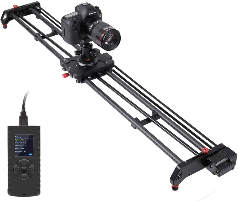 Photo 1 of GVM Great Video Maker Camera Motorized Slider,48"/120CM,Automatic Round Trip,Time Lapse,Panoramic Shooting,Video Capture,Slider Smooth and Stable,with Battery