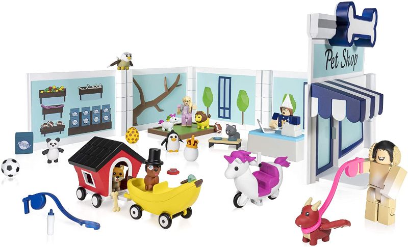 Photo 1 of Roblox Celebrity Collection - Adopt Me: Pet Store Deluxe Playset [Includes Exclusive Virtual Item]