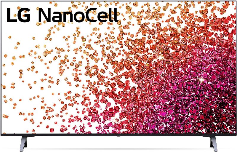 Photo 1 of LG NanoCell 75 Series 43” Alexa Built-in 4k Smart TV (3840 x 2160), 60Hz Refresh Rate, AI-Powered 4K Ultra HD, Active HDR, HDR10, HLG (43NANO75UPA, 2021)