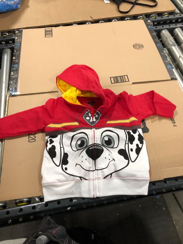 Photo 2 of PAW Patrol Boys' Toddler Character Big Face Zip-up Hoodies, 3T