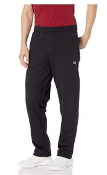 Photo 1 of Champion Men's Powerblend Open Bottom Sweatpants... MEDIUM...
